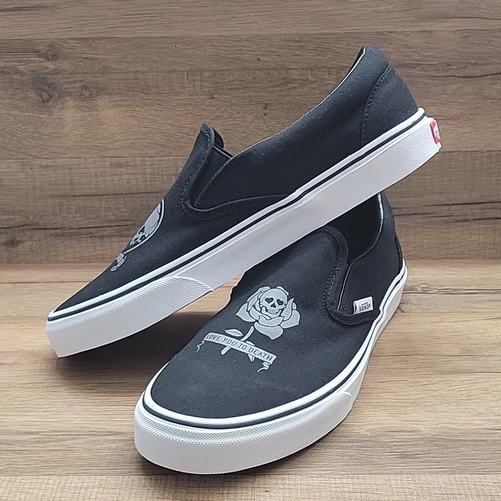 Van's classic slip on Brand new in the box authentic uper textile. - Picture 3 of 10